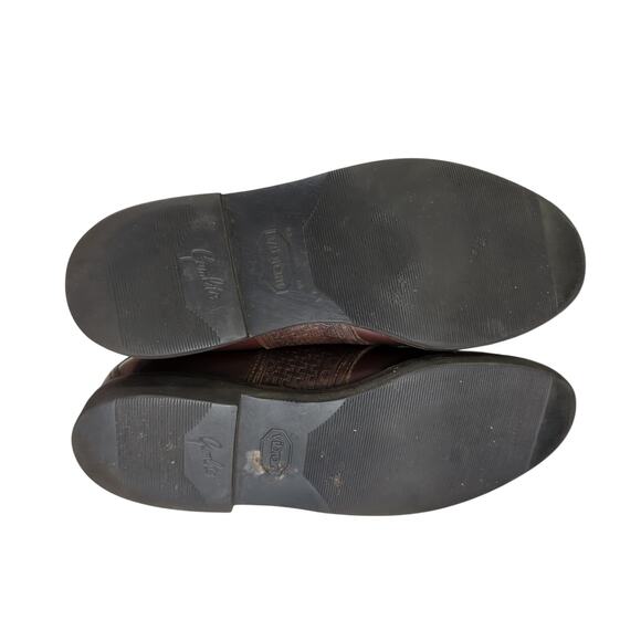 HS Trask Saddle Brown Leather Oxfords Two-tone H4065248 8.5 Vibram Sole‎ Gumlite - Picture 7 of 8